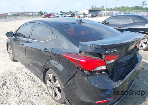 2015 Hyundai Elantra Sport z USA, uszkodzony, nr VIN KMHDH4AH2FU382812